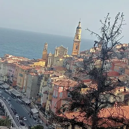 Apartment Bright 70m2 2-room Apartment,garden,facing The Sea Menton